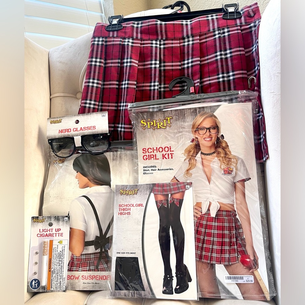 Sexy Adult Schoolgirl Costume (Size XS)